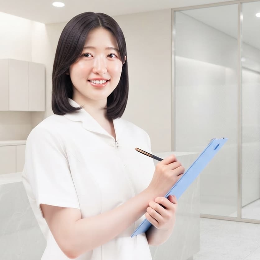 연세진치과 네비게이션 임플란트 상담을 안내하는 의료진